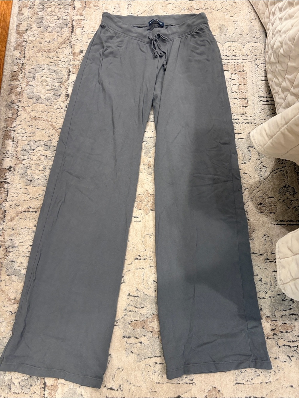 Brandy Melville OS Gray Drawstring Lounge Pants
